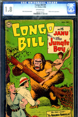 Congo Bill #1   CGC graded 1.8 - SCARCE