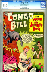 Congo Bill #3   CGC graded 5.0 - listed as "SCARCE"  SOLD!