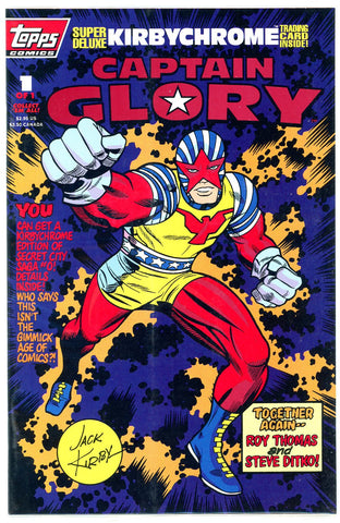 TOPPS - Captain Glory #1 (one-shot) polybagged w/chromium card NM  (two copies)