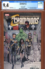 Champions #01 CGC graded 9.4 - forming of New Champions