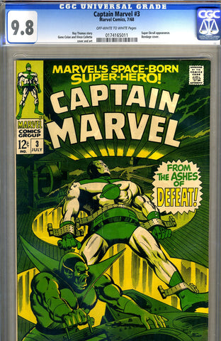 Captain Marvel #03   CGC graded 9.8 - HIGHEST GRADED - SOLD!