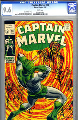 Captain Marvel #10   CGC graded 9.6 - white pages - SOLD!