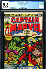 Captain Marvel #25 CGC graded 9.6 - third ever Thanos  SOLD!