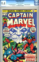 Captain Marvel #28   CGC graded 9.4 - SOLD!