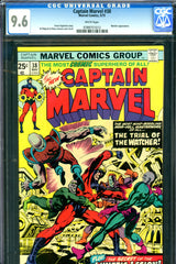 Captain Marvel #38 CGC graded 9.6 - Watcher appearance - SOLD!