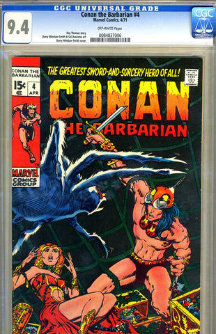 Conan the Barbarian #04   CGC graded 9.4 - SOLD