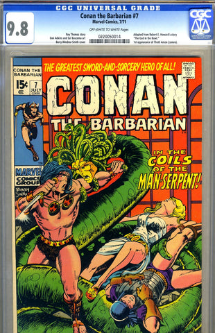 Conan the Barbarian #07   CGC graded 9.8 - SOLD