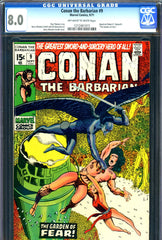 Conan the Barbarian #09 CGC graded 8.0  Barry W. Smith c/a - SOLD!