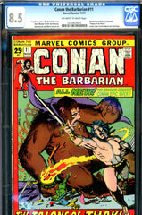 Conan the Barbarian #11 CGC graded 8.5  square-bound issue - SOLD!