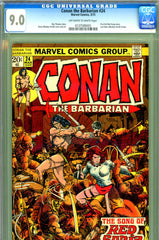 Conan the Barbarian #24 CGC graded 9.0 - first FULL appearance of  Red Sonja - SOLD!