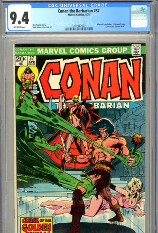 Conan the Barbarian #37 CGC 9.4 - Neal Adams cover/art - SOLD!