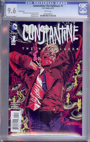Constantine: The Hellblazer #1  CGC graded 9.6 - Variant Cover - SHG - SOLD!