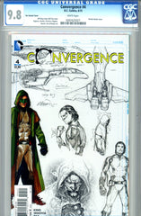 Convergence #4  CGC graded 9.8 - Tan Variant Cover HI GRADED - SOLD!