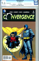 Convergence #5  CGC graded 9.6 - Opena Variant Cover SOLD!