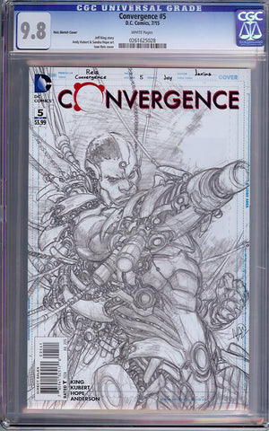 Convergence #5  CGC graded 9.8 - Reis Sketch Cover - HIGHEST GRADED - SOLD!