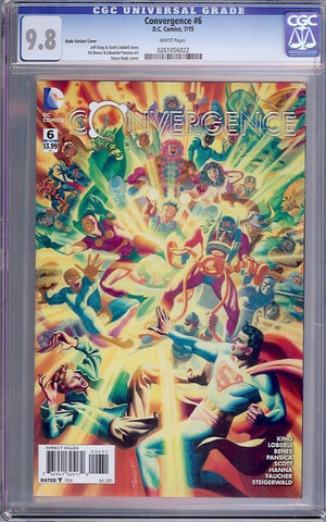 Convergence #6  CGC graded 9.8 - Rude Variant Cover - SOLD!