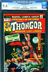 Creatures On the Loose #22 CGC graded 9.4 - first Thongor - SOLD!