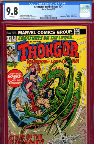 Creatures On the Loose #24 CGC graded 9.8 - HIGHEST GRADED - SOLD!