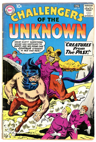 Challengers of the Unknown #13   GOOD+   1960