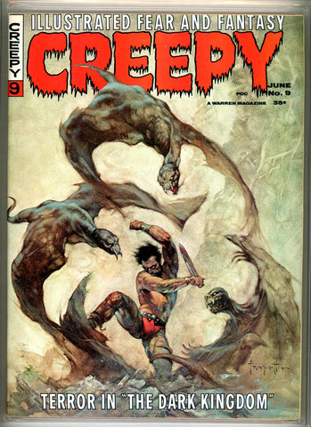 Creepy #009 CGC graded 8.5 classic Frazetta cover SOLD!
