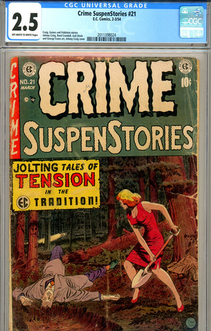 Crime SuspenStories #21 CGC graded 2.5 SOLD!