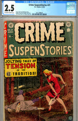 Crime SuspenStories #21 CGC graded 2.5 SOLD!