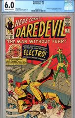 Daredevil #02 CGC graded 6.0 vs Electro SOLD!