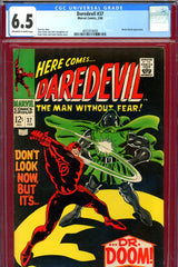Daredevil #037 CGC graded 6.5 - Doctor Doom cover and story