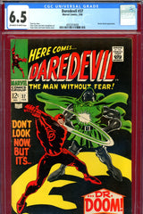 Daredevil #037 CGC graded 6.5 - Doctor Doom cover and story - SOLD!