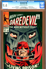 Daredevil #038 CGC graded 9.4 - classic cover - Doctor Doom cover and story - SOLD!