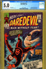 Daredevil #007 CGC graded 5.0 - dons new red costume - SOLD!