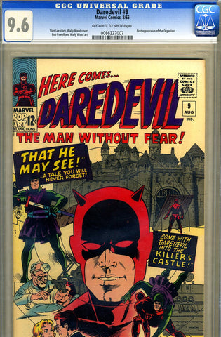 Daredevil #09   CGC graded 9.6 - SOLD!