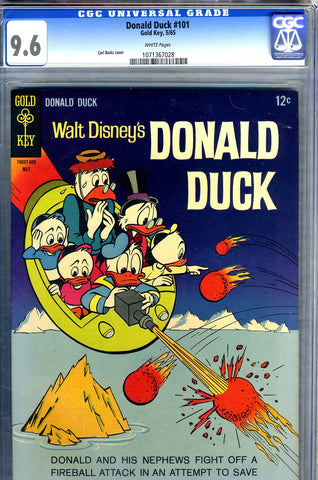 Donald Duck #101   CGC graded 9.6 - SINGLE HIGHEST GRADED - SOLD!
