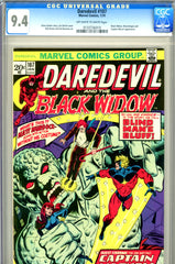 Daredevil #107 CGC graded 9.4 - Black Widow team-up SOLD!
