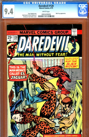 Daredevil #120 CGC graded 9.4 - Nick Fury appearance - 3rd highest graded - SOLD!