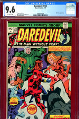 Daredevil #123 CGC graded 9.6 - villains galore