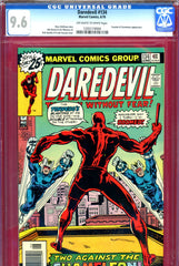 Daredevil #134 CGC graded 9.6 - Torpedo cover and story