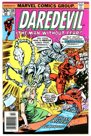 Daredevil #138   NEAR MINT-   1978