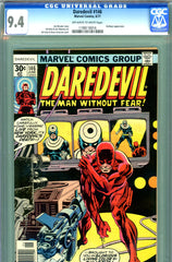 Daredevil #146 CGC graded 9.4 - fifth Bullseye appearance