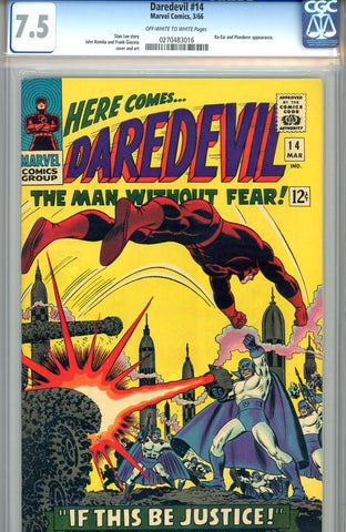 Daredevil #14  CGC graded 7.5 - SOLD!