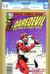 Daredevil #182 CGC graded 9.8 - Frank Miller c/s/a - SOLD!