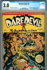 Daredevil Comics #21 CGC 3.0 - reprints org/1st app of the Claw - 1944 - SOLD!