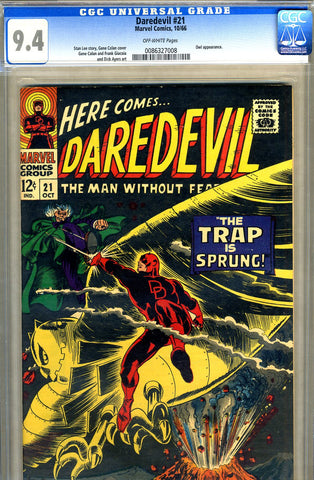 Daredevil #21   CGC graded 9.4 - SOLD