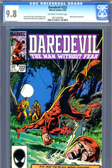 Daredevil #222 CGC graded 9.8 - HIGHEST GRADED Black Widow c/s