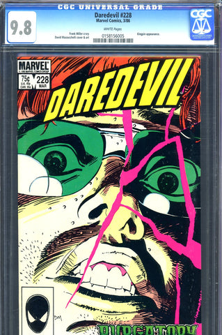 Daredevil #228 CGC graded 9.8 - HIGHEST GRADED - SOLD!