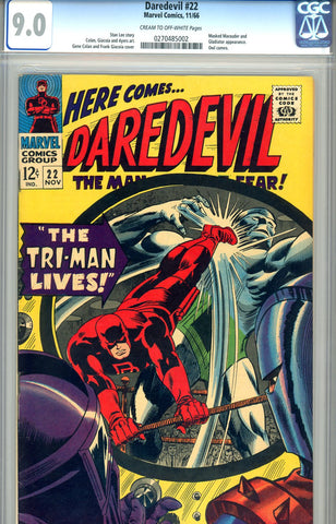 Daredevil #22  CGC graded 9.0 SOLD!