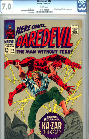 Daredevil #24  CGC graded 7.0 - white pages - SOLD!
