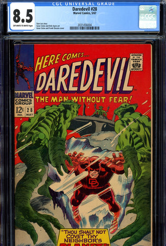 Daredevil #28 CGC graded 8.5 SOLD!
