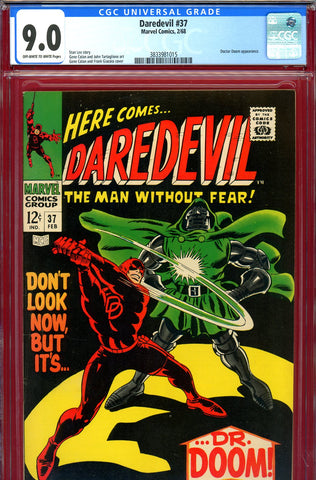 Daredevil #037 CGC graded 9.0 - Doctor Doom cover/story - SOLD!