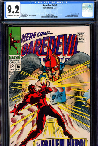 Daredevil #40 CGC graded 9.2 SOLD!